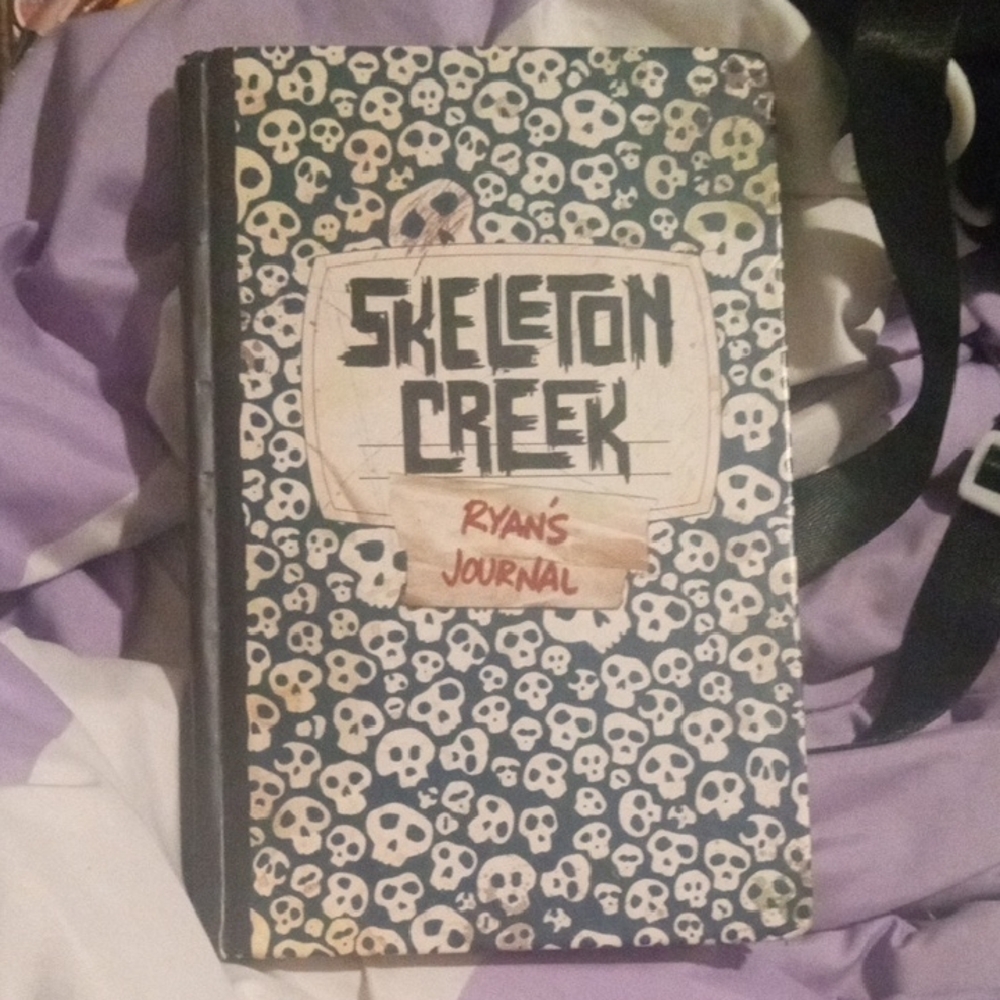 Skeleton Creek Journal with Skull Design